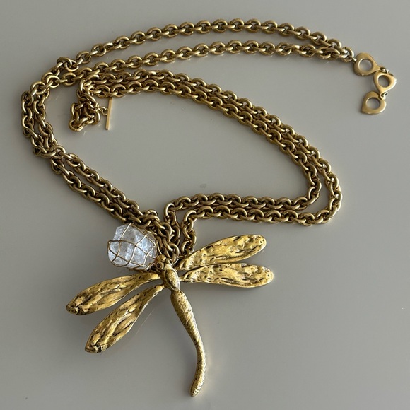 Saint Laurent Dragonfly Necklace - Picture 3 of 5